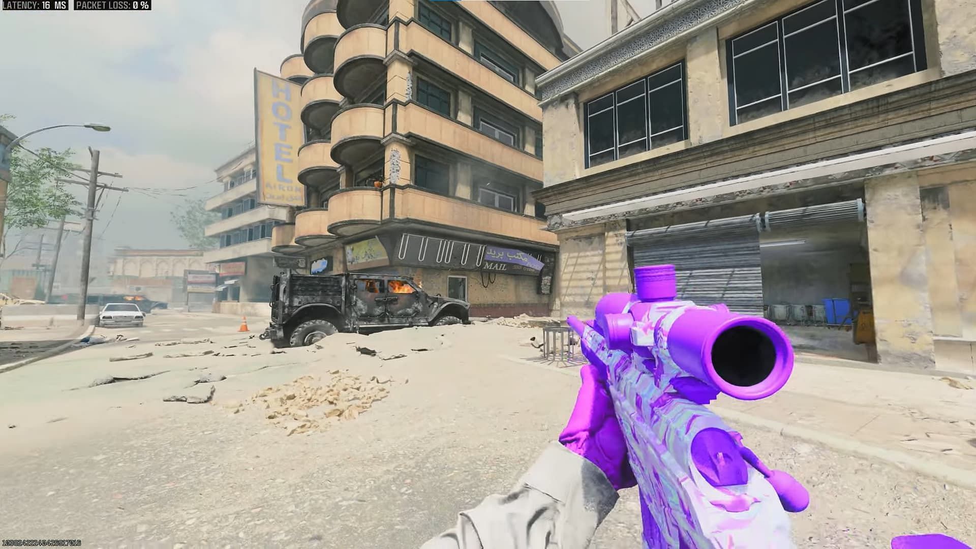 The Toronto Ultra Weapon camo showcased in-game (Image via Activision)