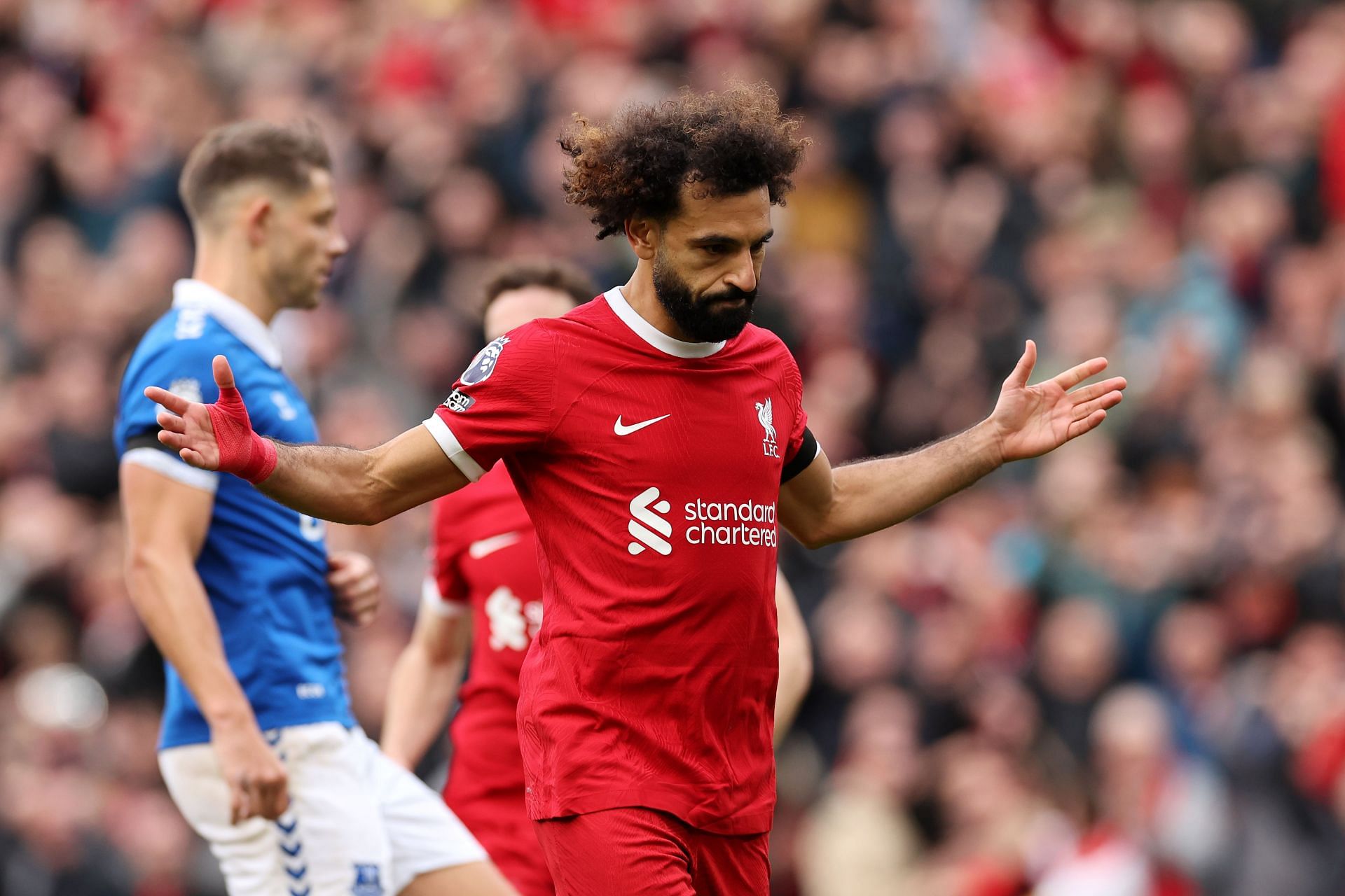 Mohamed Salah may feature against the Gunners.