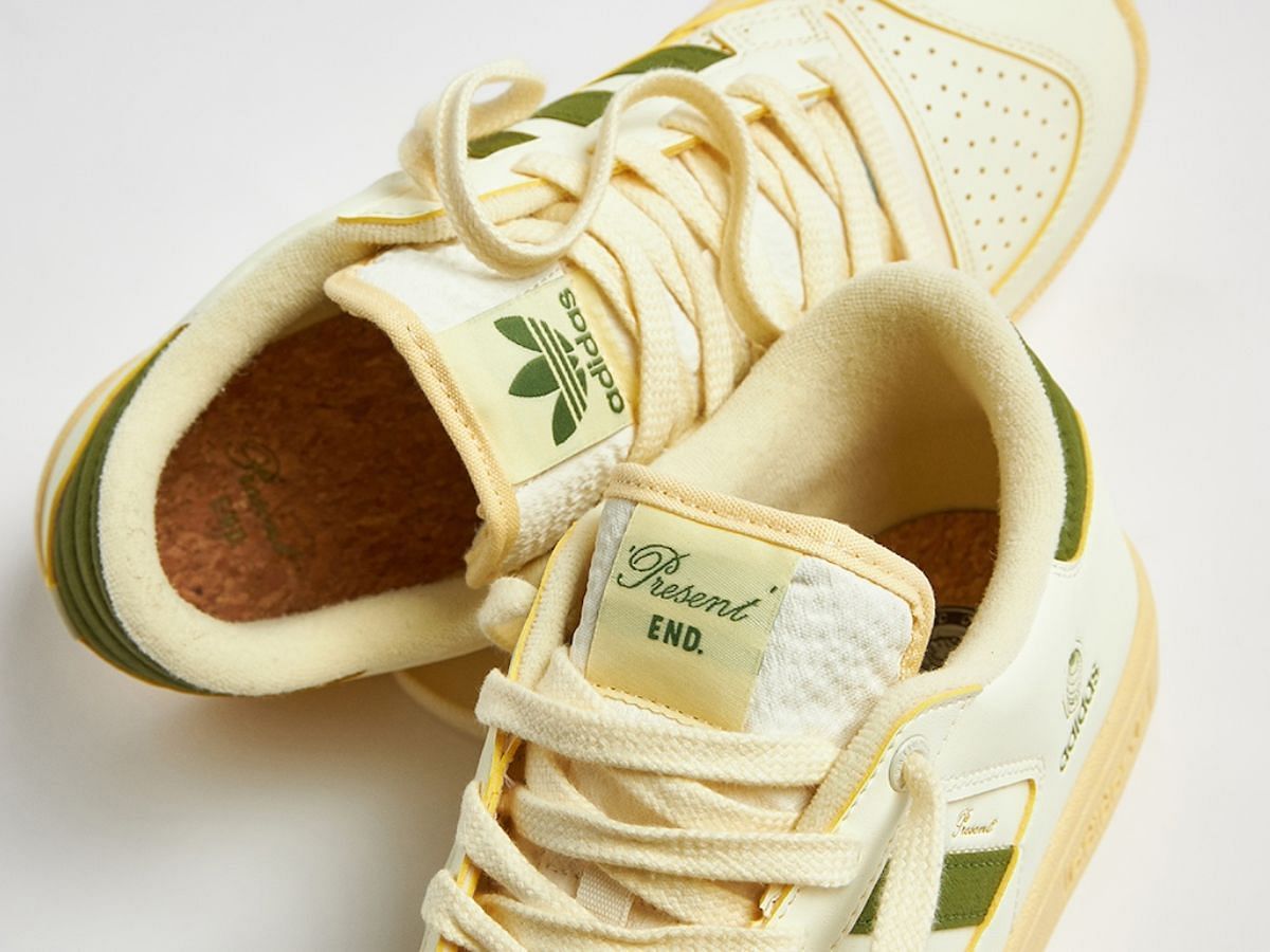 END x Adidas Centennial Low &ldquo;Present&rdquo; sneakers (Image via Adidas)