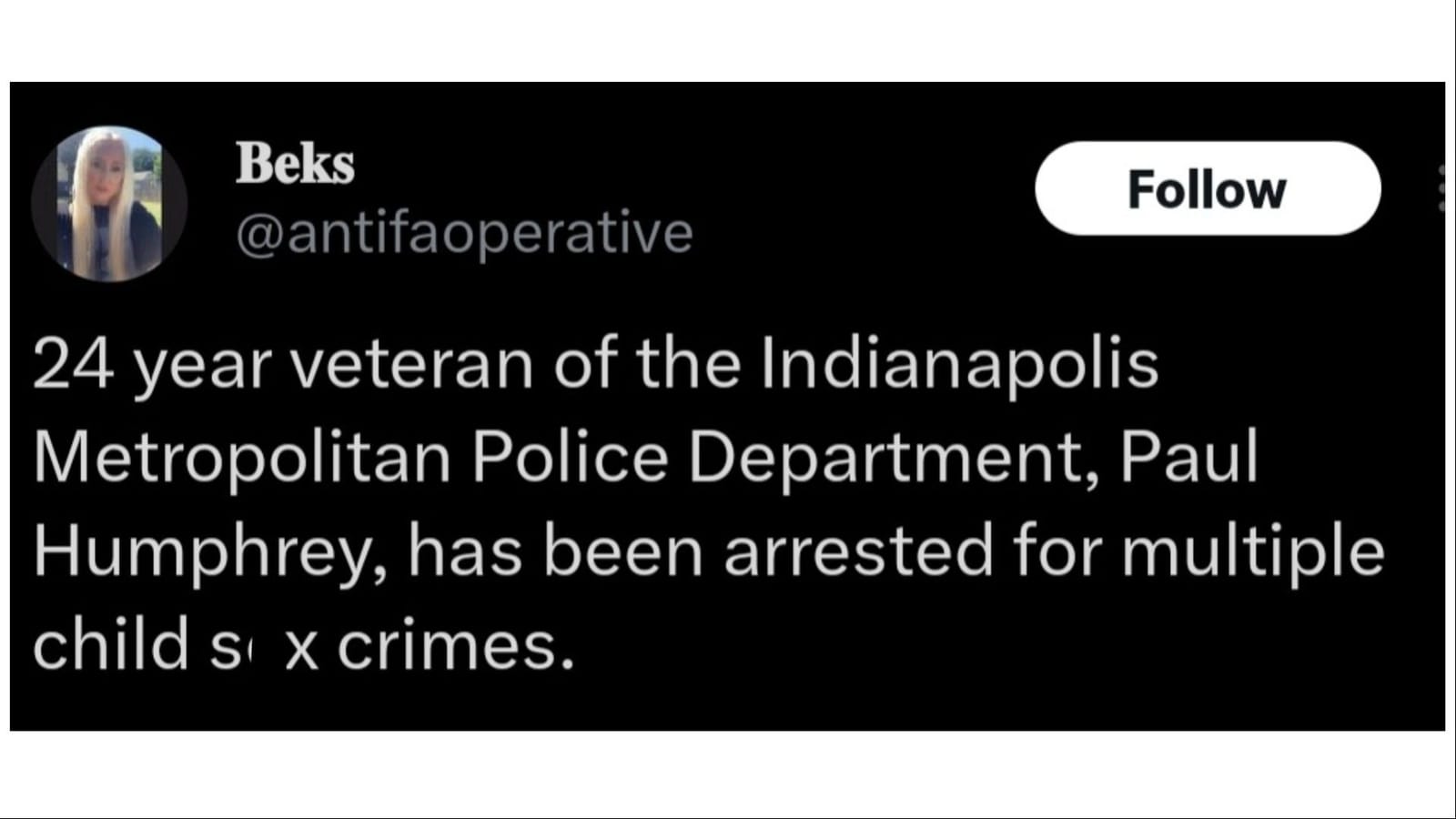 What is Paul Humphrey charged with? Details explored as IMPD officer