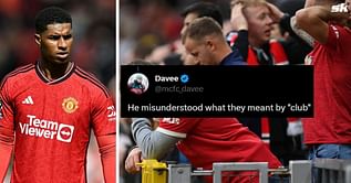 "This is sad", "Can't defend him" - Fans in disbelief as image of Manchester United star Marcus Rashford doing his celebration in nightclub resurfaces