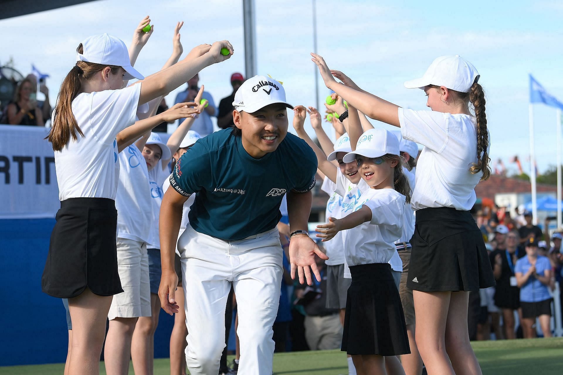 Min Woo Lee during the Australian PGA Championship 2023
