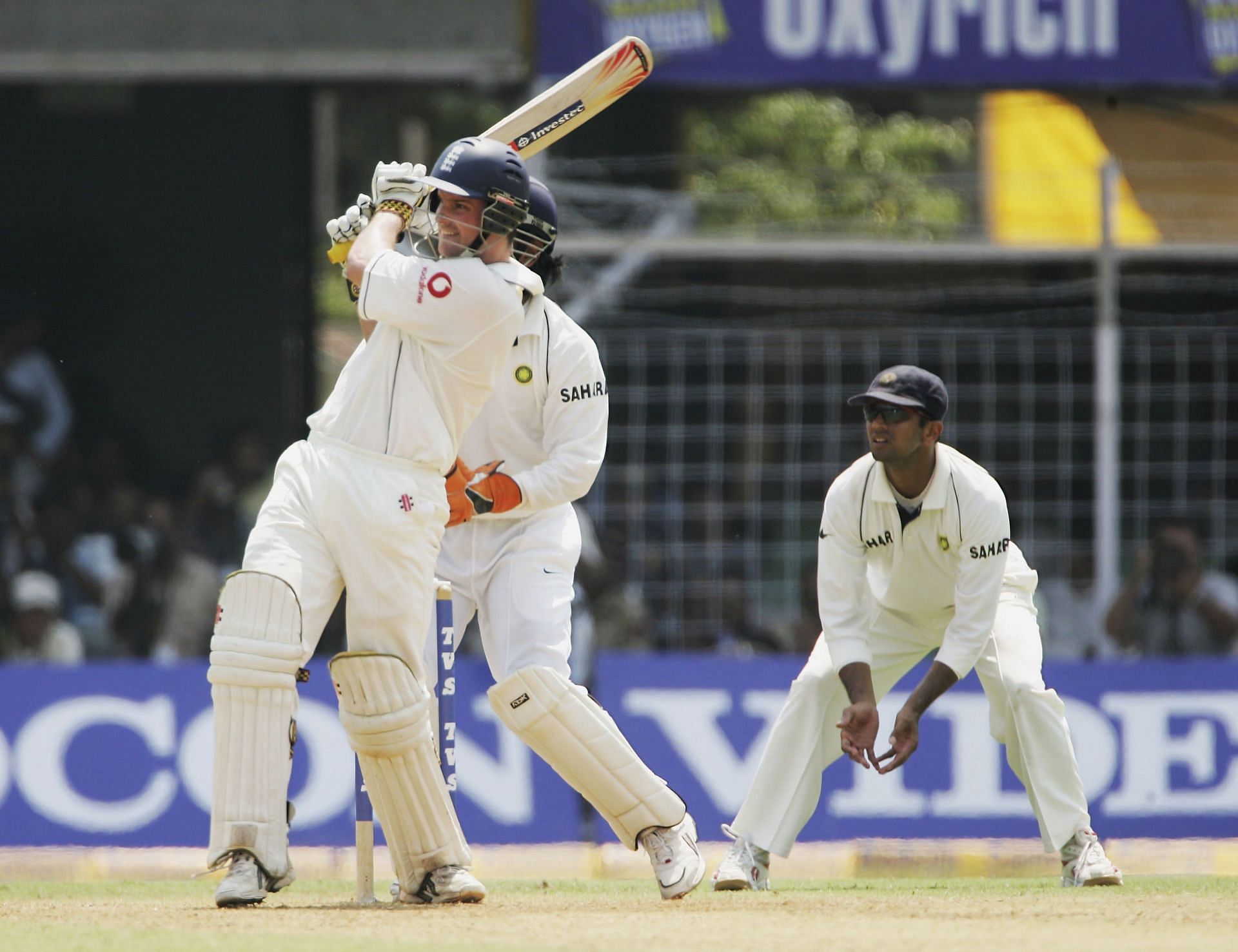 Andrew Strauss scored a brilliant 128 against India in Mumbai in 2006