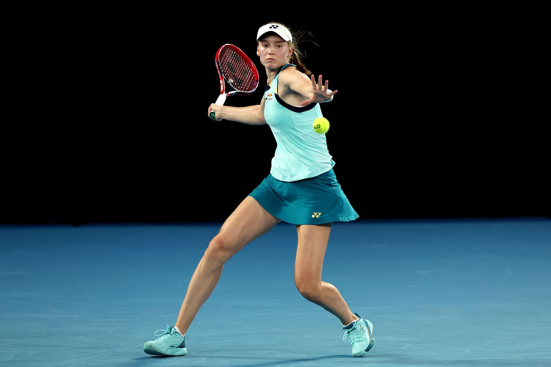 Elena Rybakina in action at the 2024 Australian Open