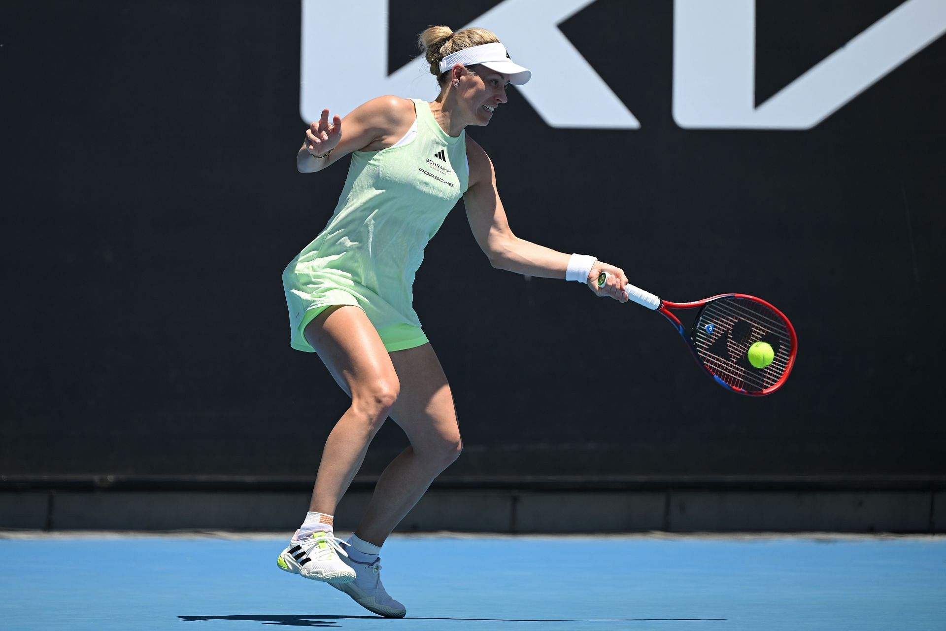 Kerber in action on the women&#039;s tour
