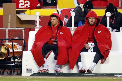 Patrick Mahomes at AFC Wild Card Playoffs - Miami Dolphins v Kansas City Chiefs