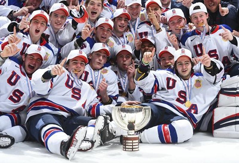 NHL teams ecstatic as Team USA clinches the 6th title after beating Sweden  (Image via USA Hockey)