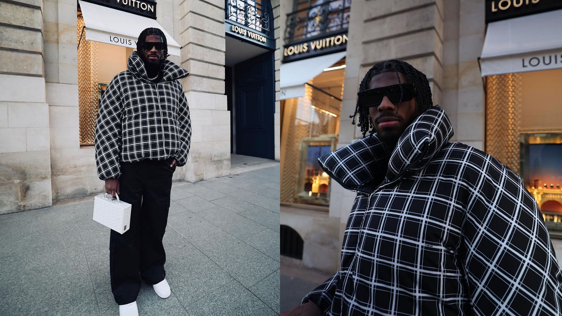 The Sanders brothers were on Paris for Fashion Week