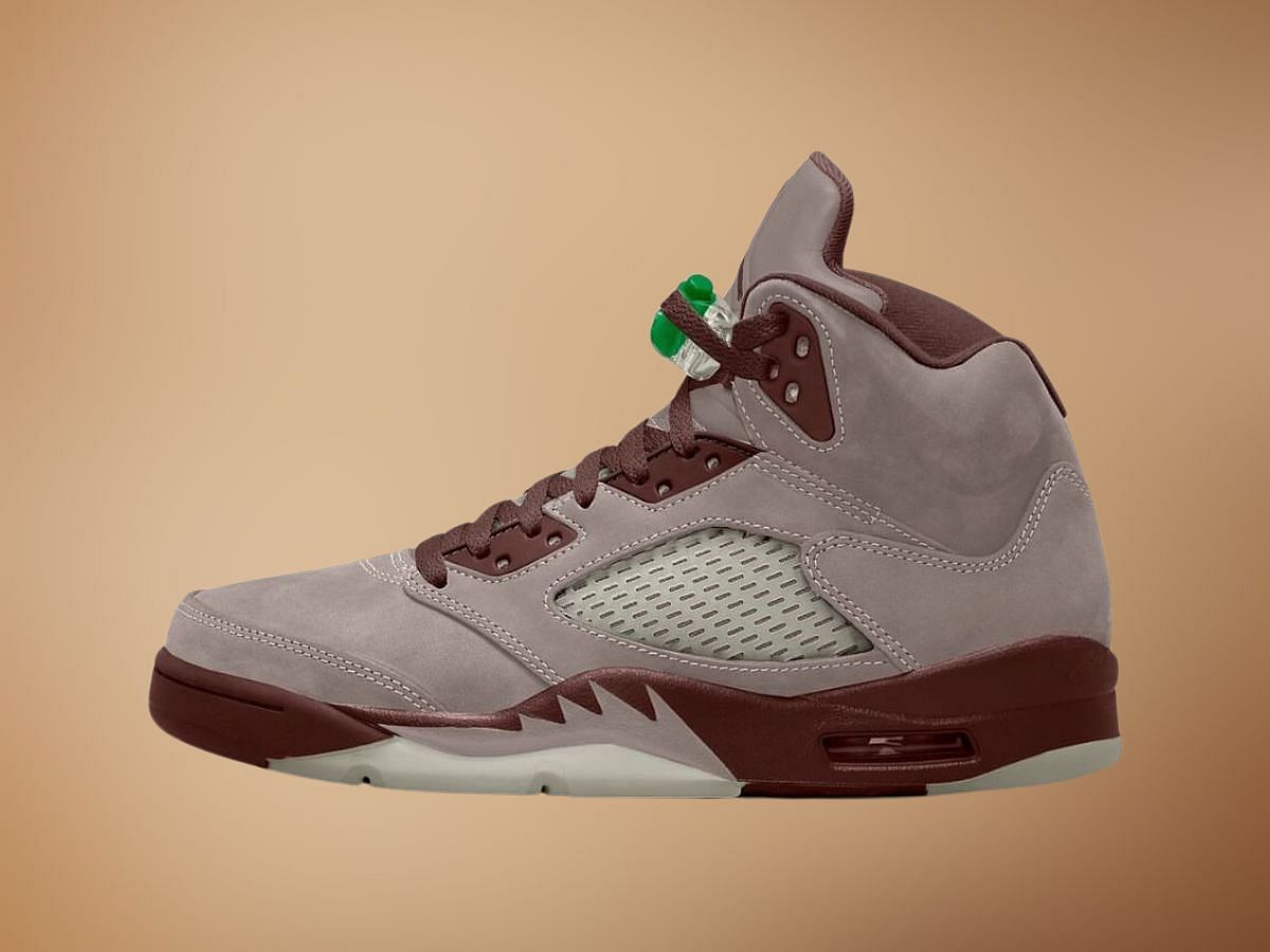 Air Jordan 5 El Grito sneaker mockup (Image via Instagram/@zsneakerheadz)