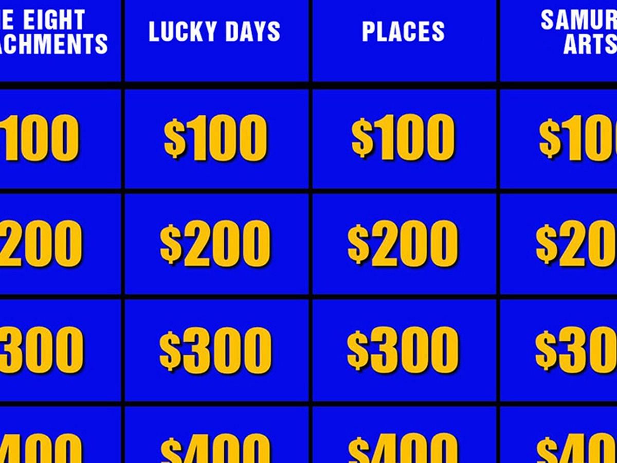 A still from Jeopardy! (Image via @Jeopardy/Instagram)