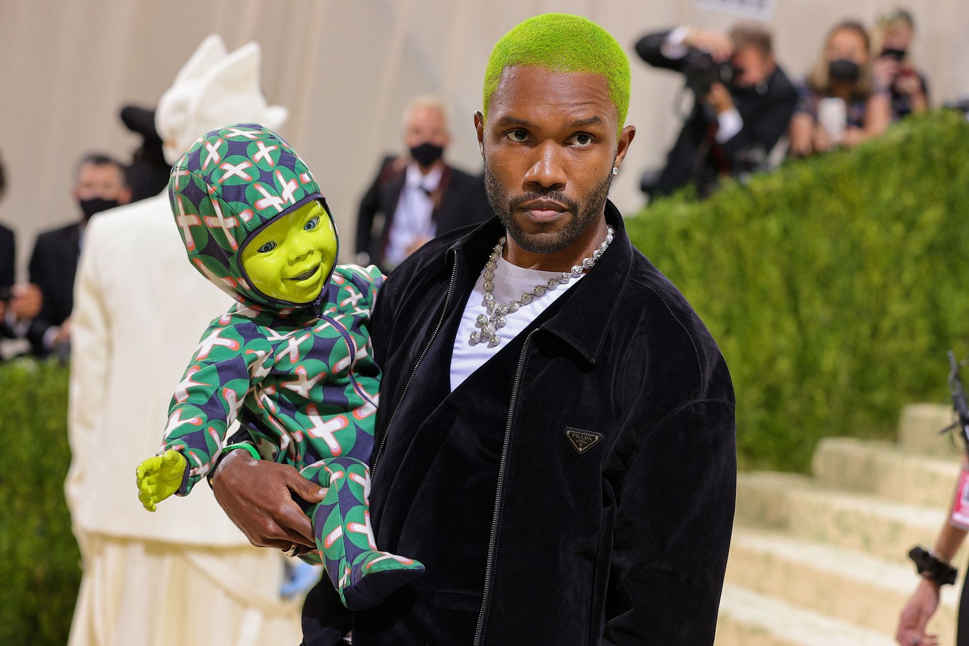 Frank Ocean at the 2021 Met Gala (Image via Getty)