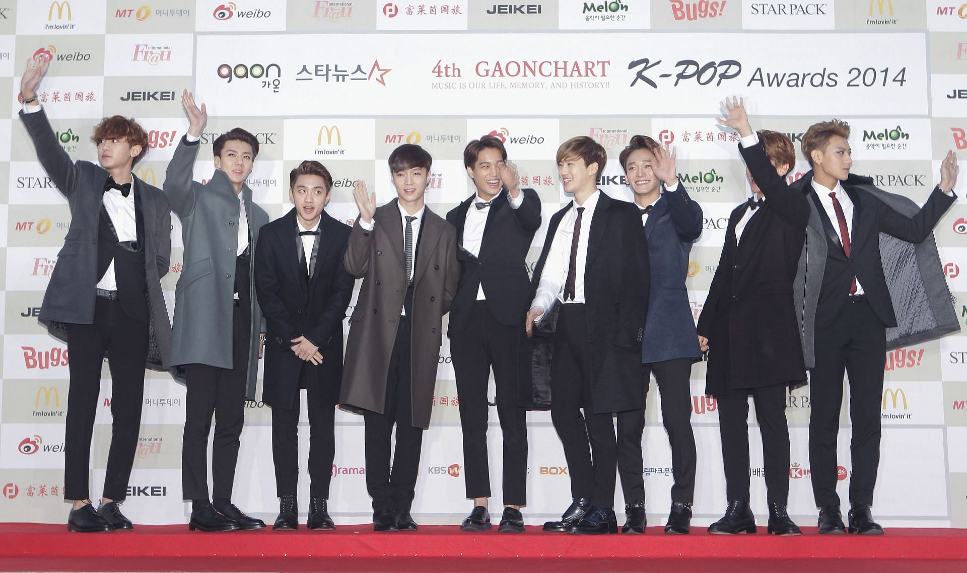The 4th Gaon Chart K-POP Awards, Image via Getty