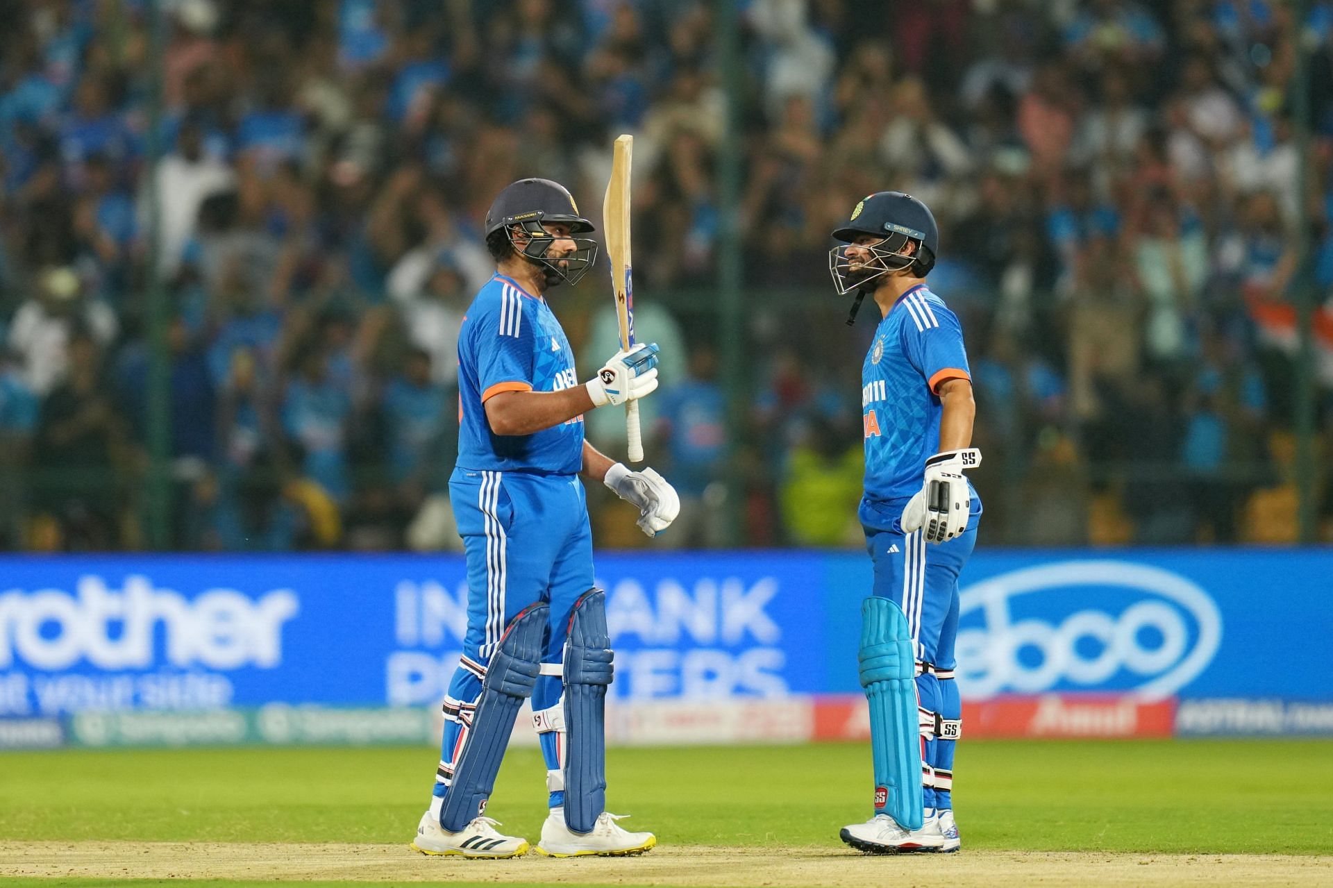 Rohit Sharma and Rinku Singh pulled India out of troubled waters with a massive partnership