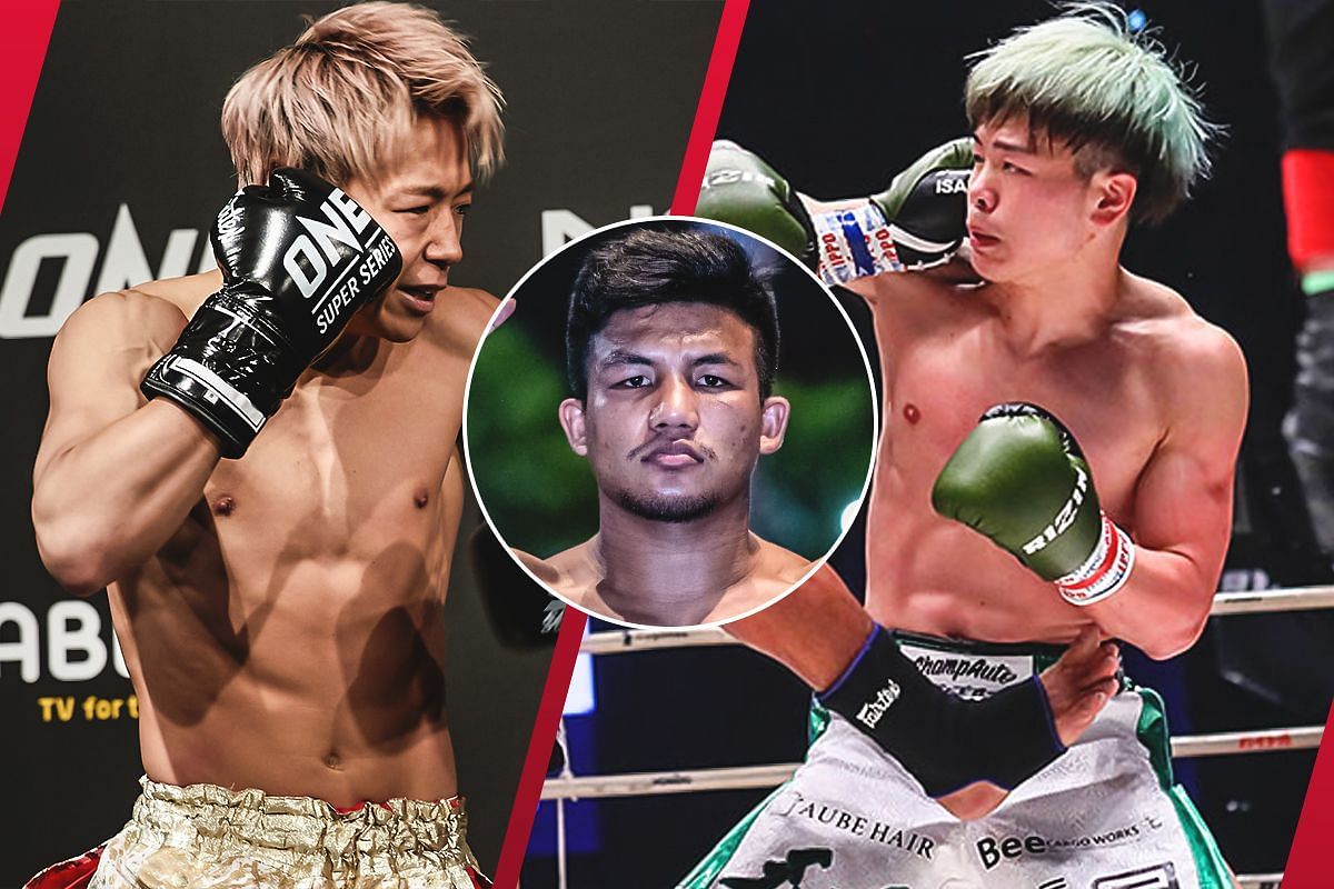 Takeru (L), Rodtang (M), and Tenshin (R) | Image by ONE Championship