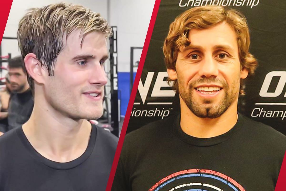 Sage Northcutt (left) and Urijah Faber (right)