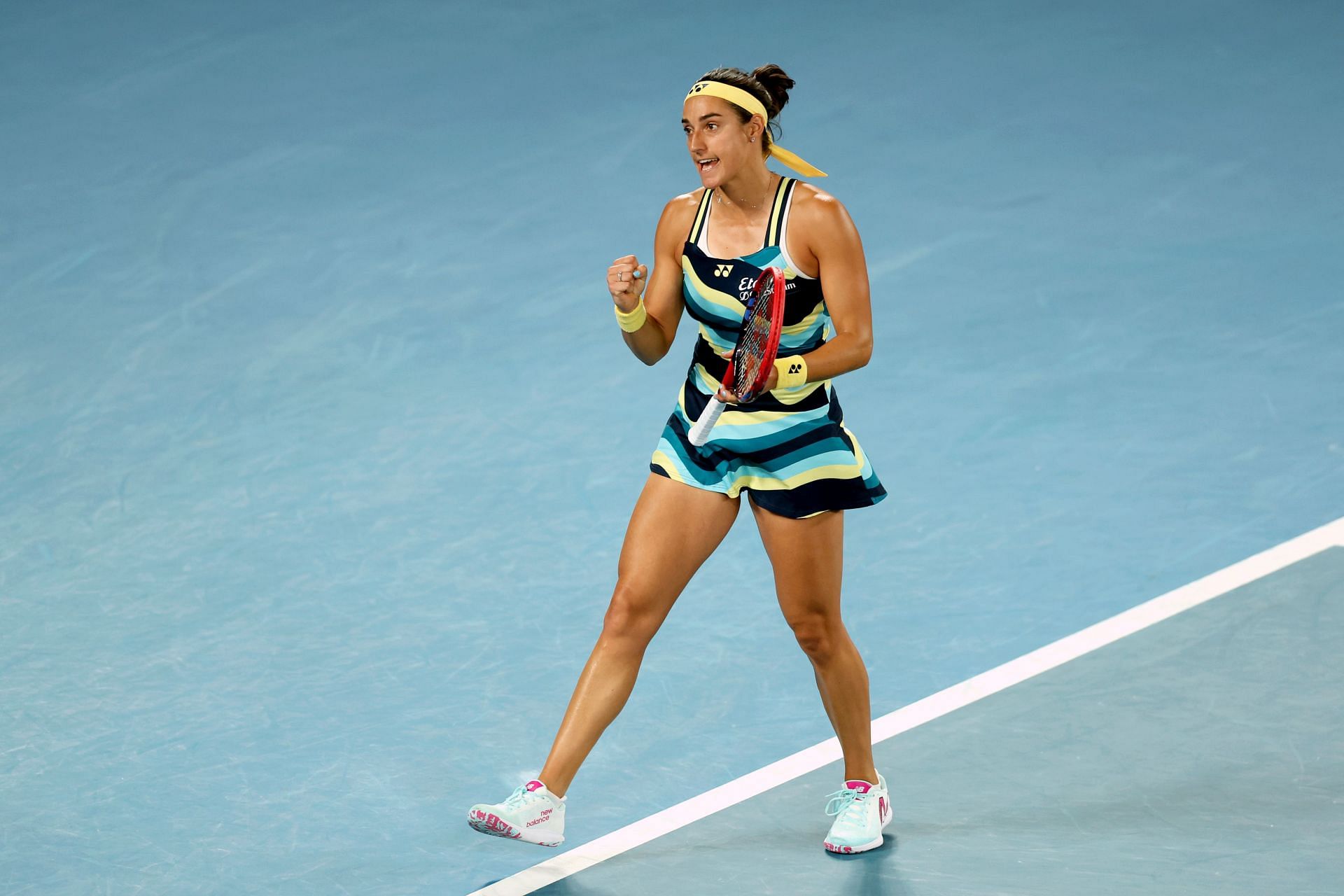 Caroline Garcia at the 2024 Australian Open.