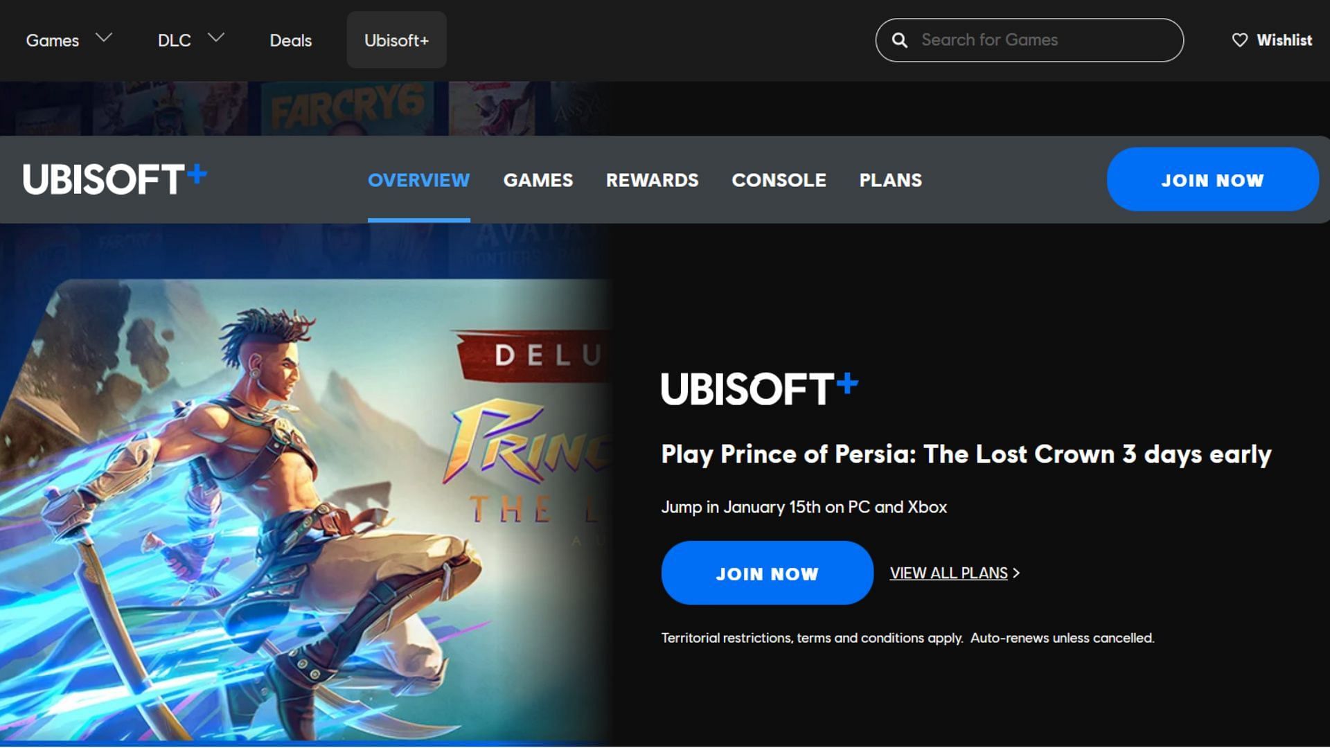 The official website of Ubisoft. (Image via Ubisoft)