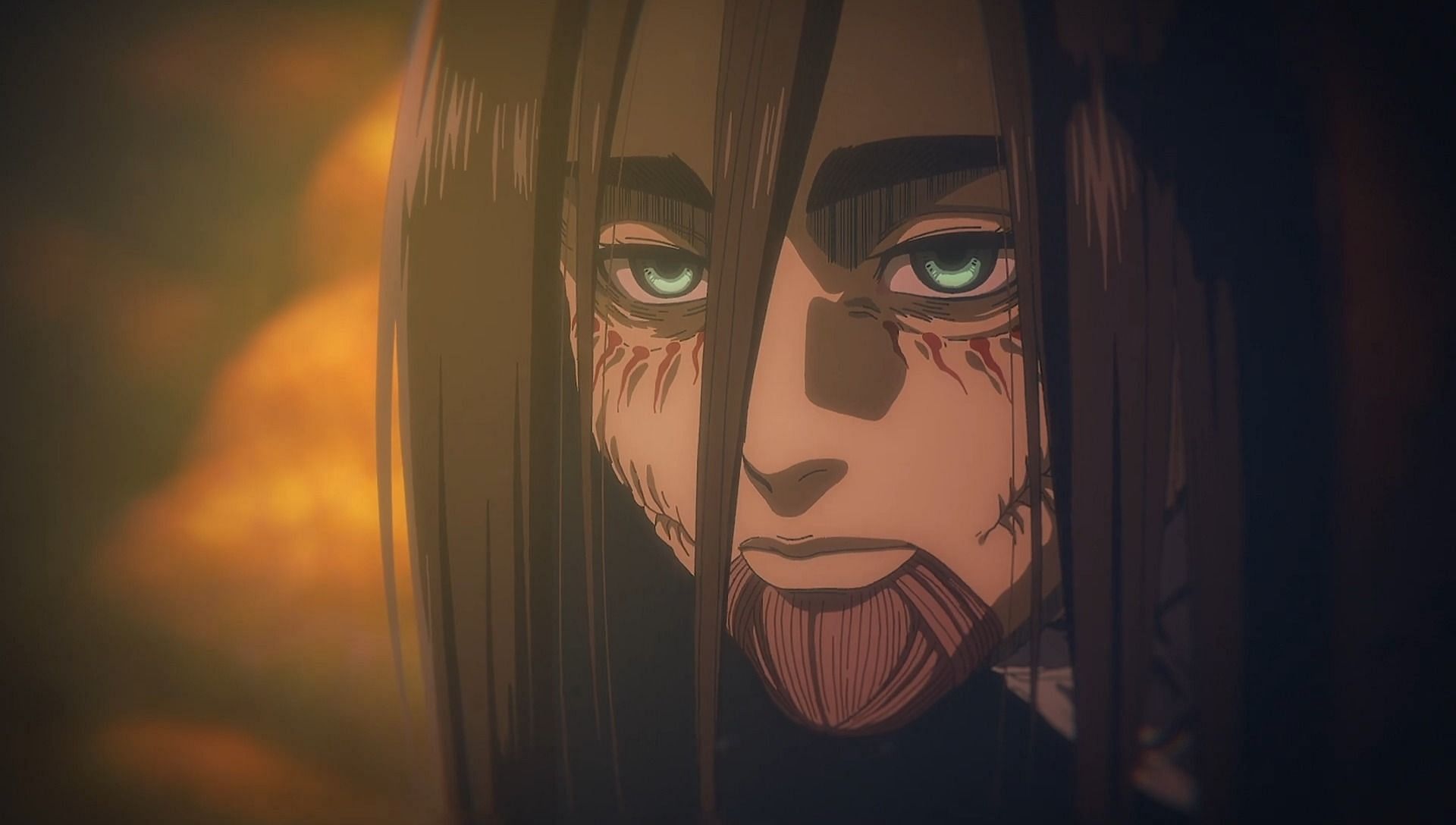 Eren Yeager as seen in the anime (Image via MAPPA)