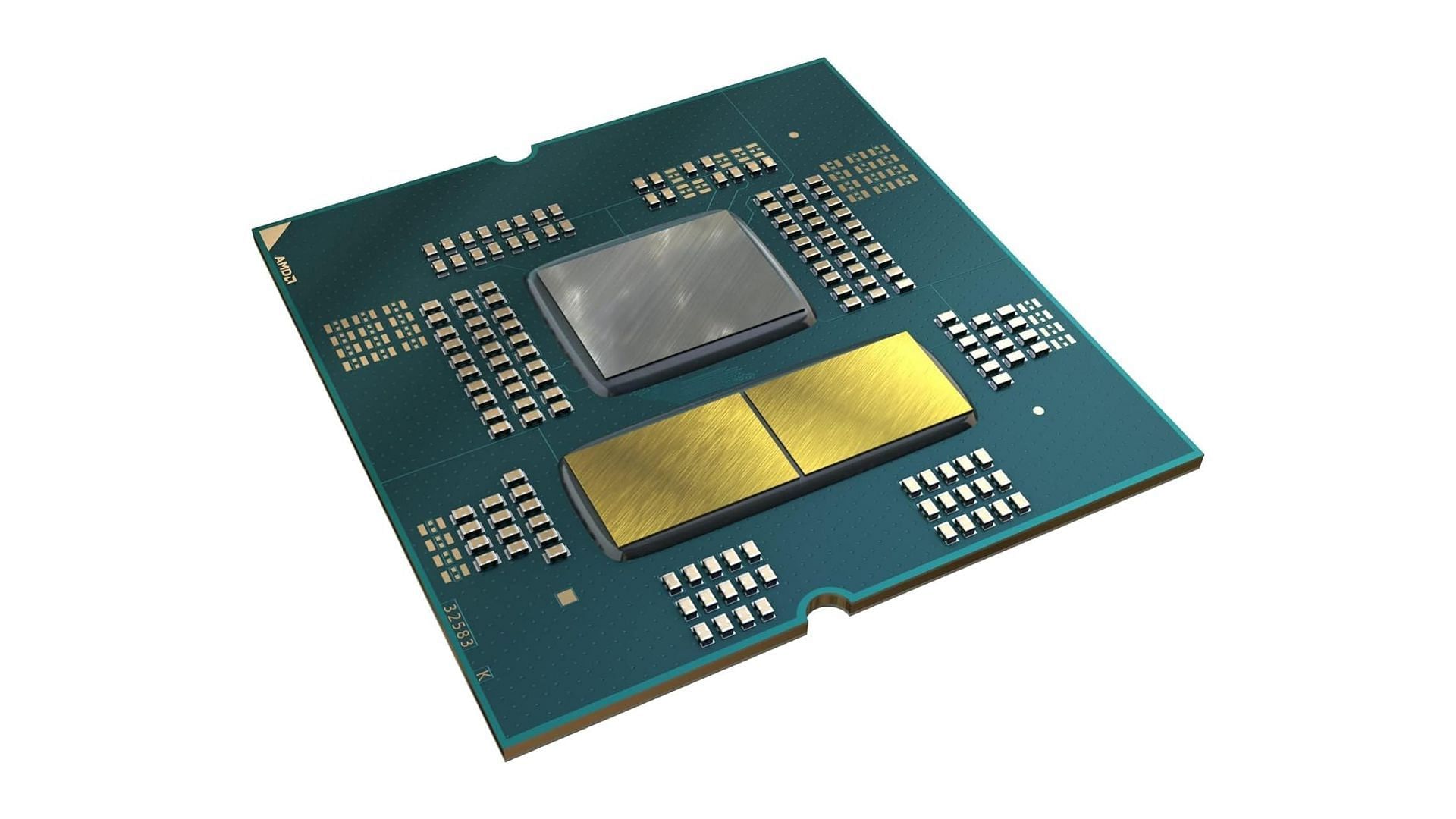 The chipset-based design of the AMD Ryzen 9 7950X (Image via Amazon)