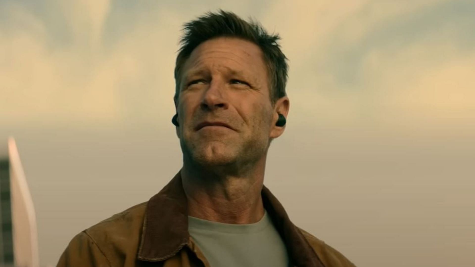 The Bricklayer review: Aaron Eckhart impresses in bland action thriller. (Image via Vertical)ia 
