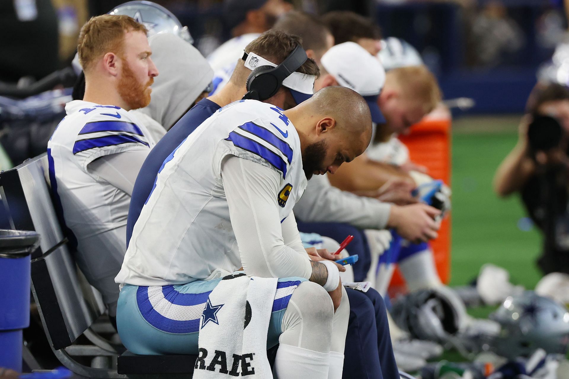 Dak Prescott at NFC Wild Card Playoffs - Green Bay Packers v Dallas Cowboys