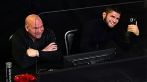 When Khabib Nurmagomedov illegally streamed an entire UFC fight sitting beside Dana White