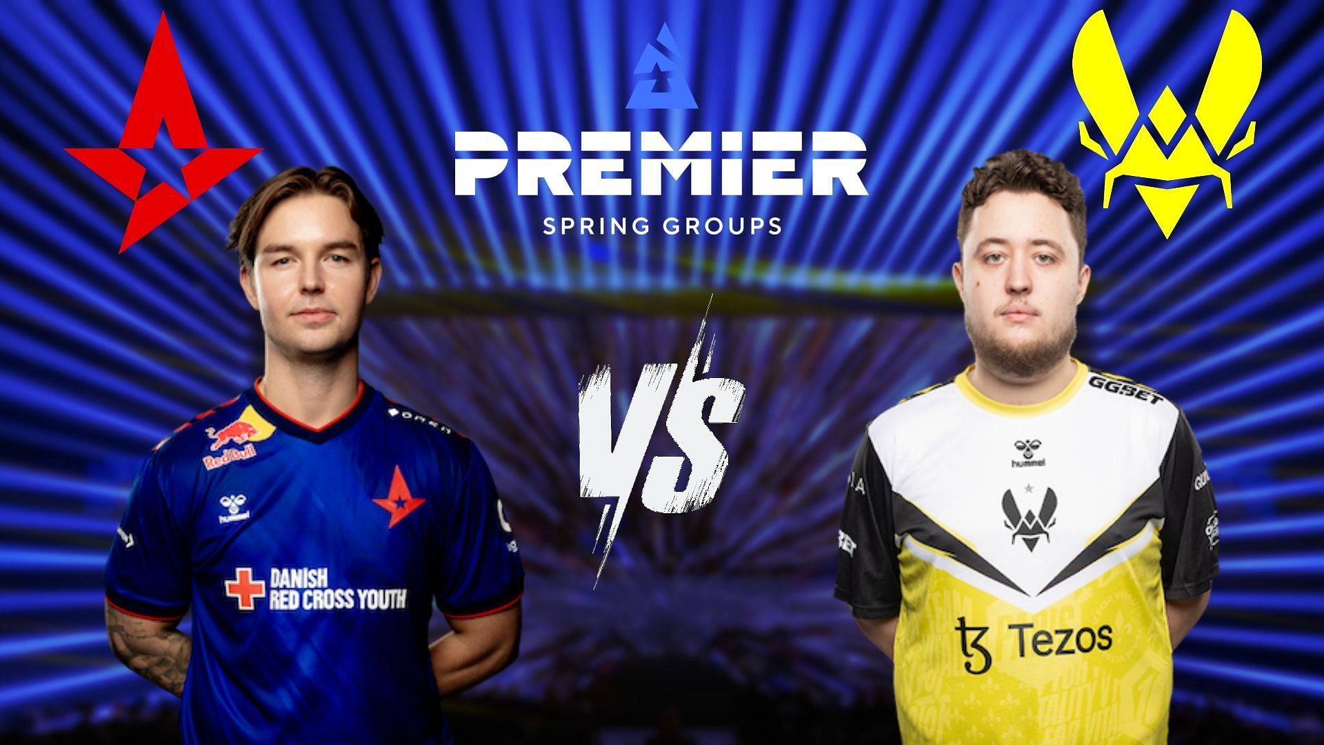 Astralis vs Team Vitality in Blast Premier Spring Groups 2024 (Image via Sportskeeda) 