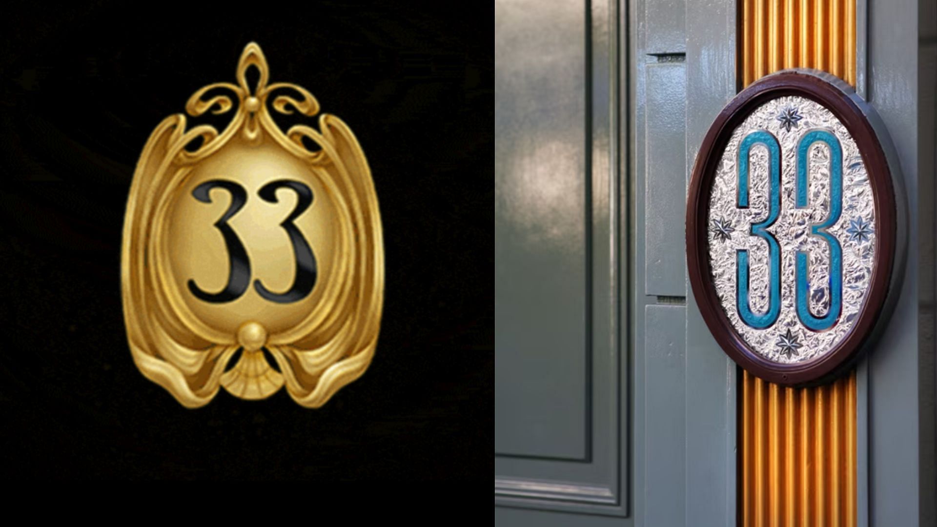 The previous crested logo was changed to a contemporary one. (Image via Disneylandclub33 and Disney parks)