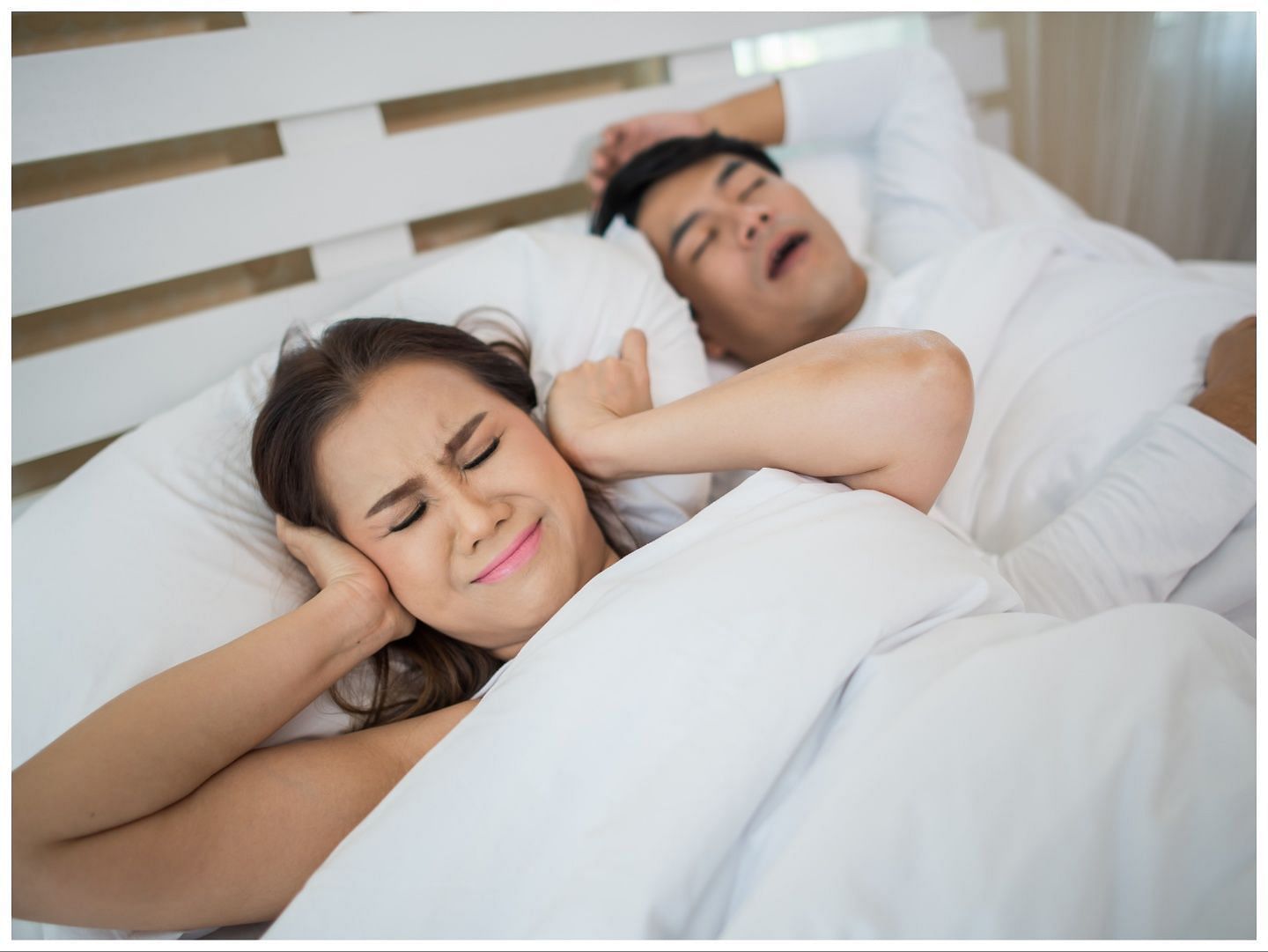 Snoring can be a sign of health risks (Image via Vecteezy)