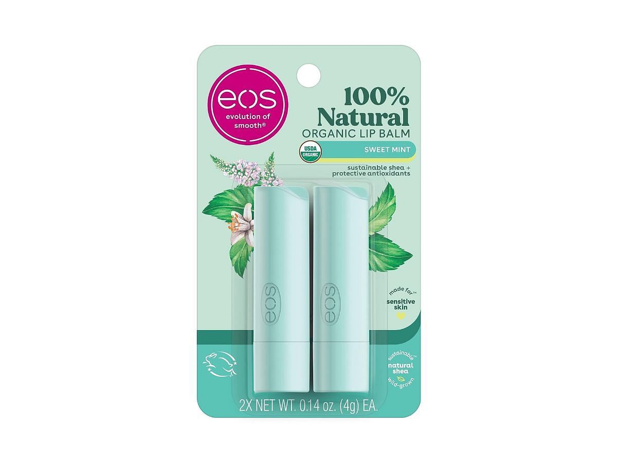 eos 100% Natural &amp; Organic Lip Balm (Image via Amazon)