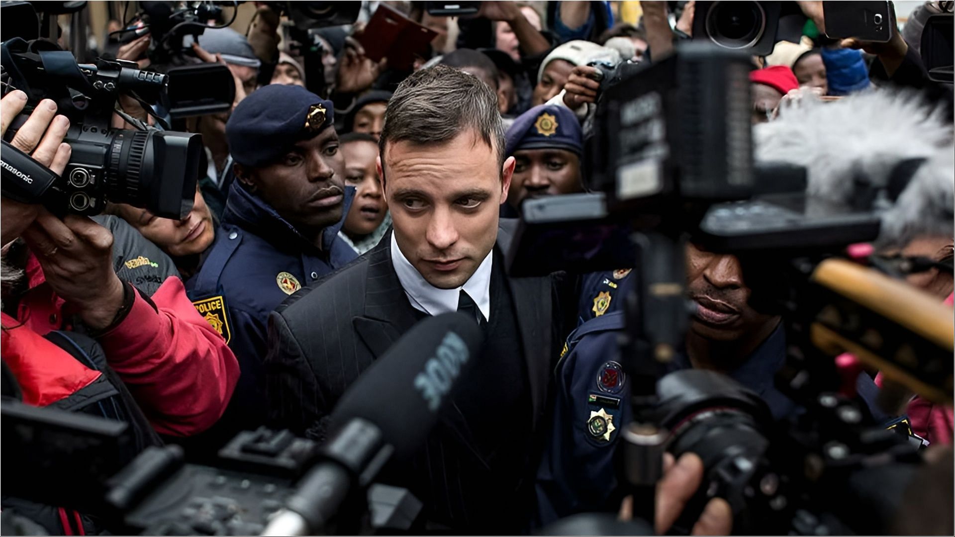 Oscar Pistorius has been released on parole after serving half of his sentence (Image via SullivanNeilA/X)