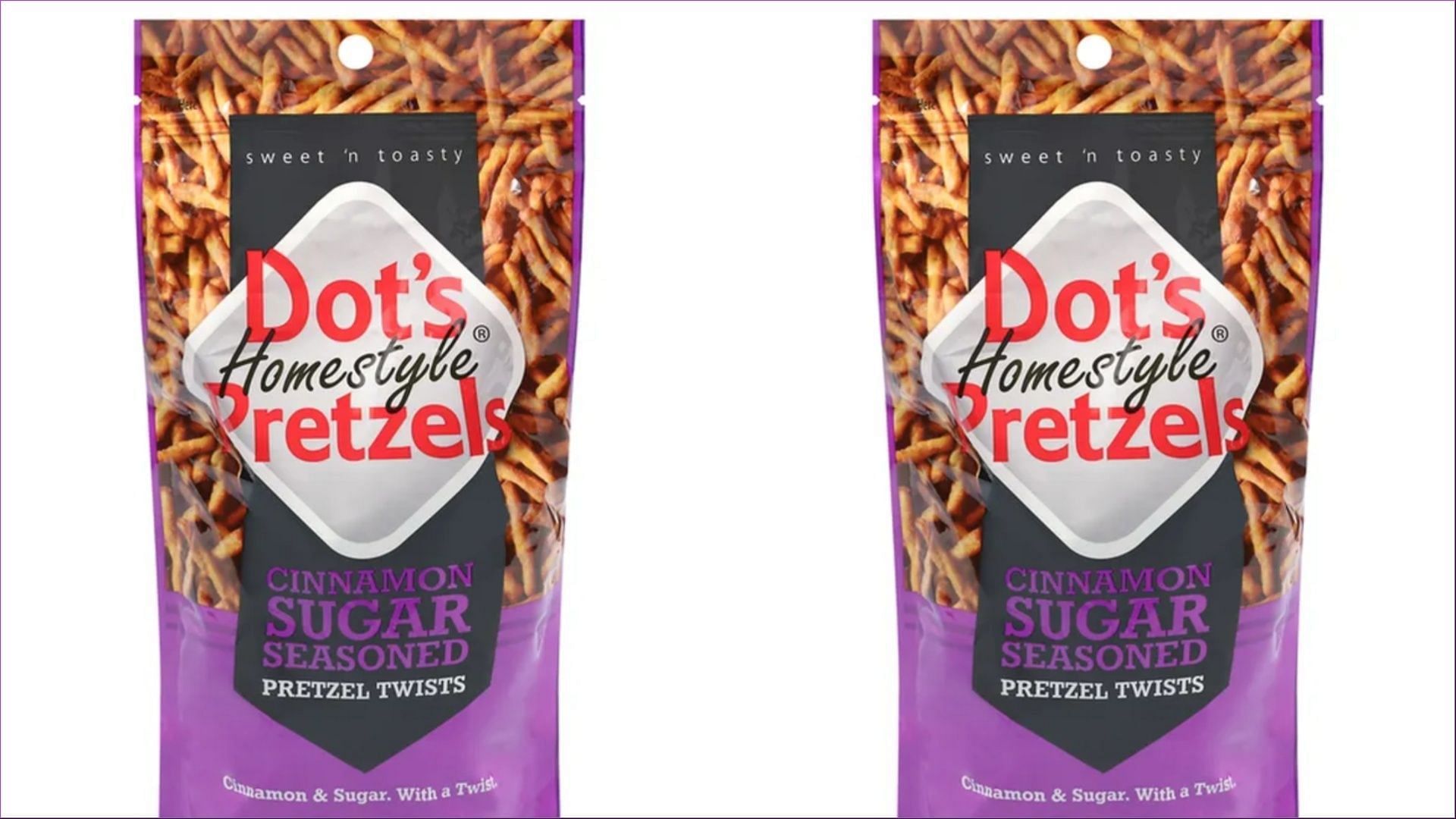 Dots Cinnamon Sugar Pretzels (Image via Instacart)