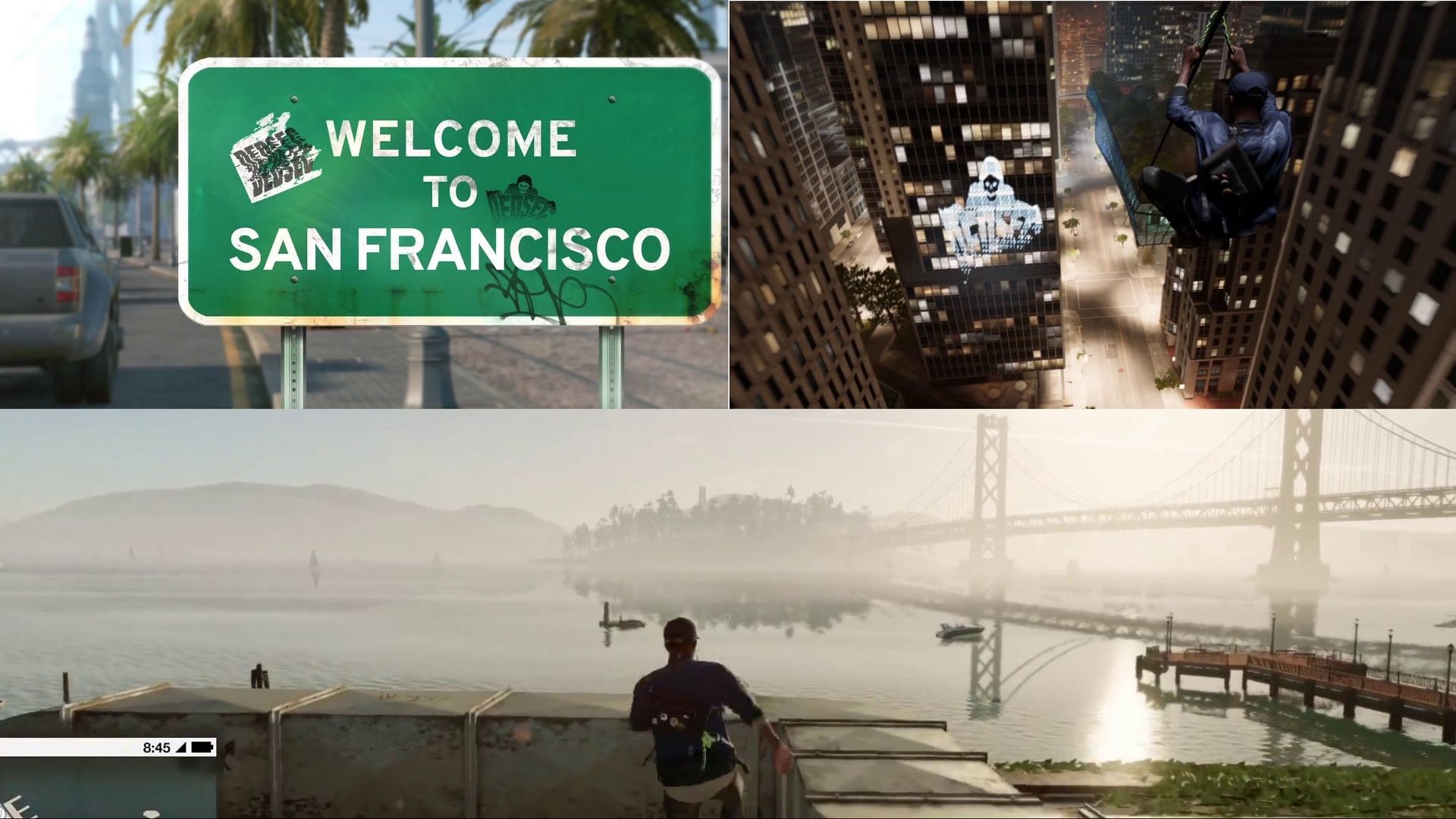 The scenic city of San Francisco offers amazing panoramic views (Image via YouTube/Ubisoft North America)