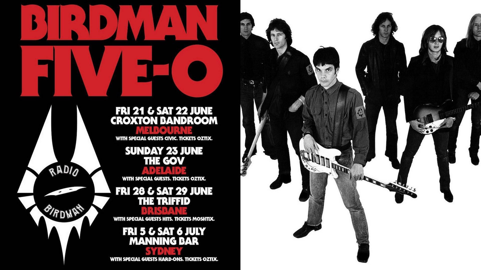 Radio Birdman 50th anniversary farewell tour 2024 Dates, venues