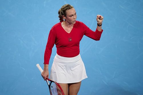 Donna Vekić at the 2024 United Cup in Sydney, Australia - Getty Images