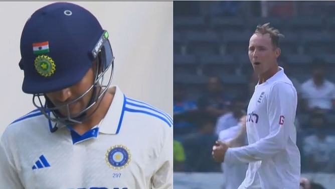[Watch] Shubman Gill throws away a good start; hands Tom Hartley maiden Test wicket during Day 2 of IND vs ENG 1st Test
