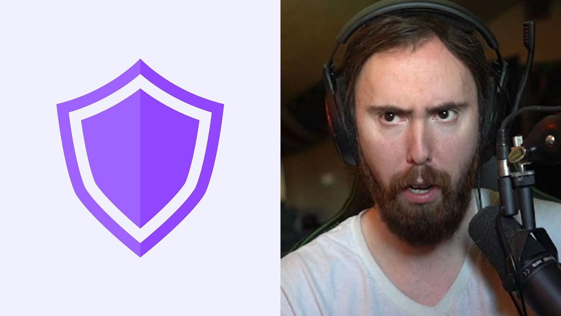 Asmongold goes off at Twitch for not banning s*xual content (Image via Twitch, zackrawrr/Twitch)