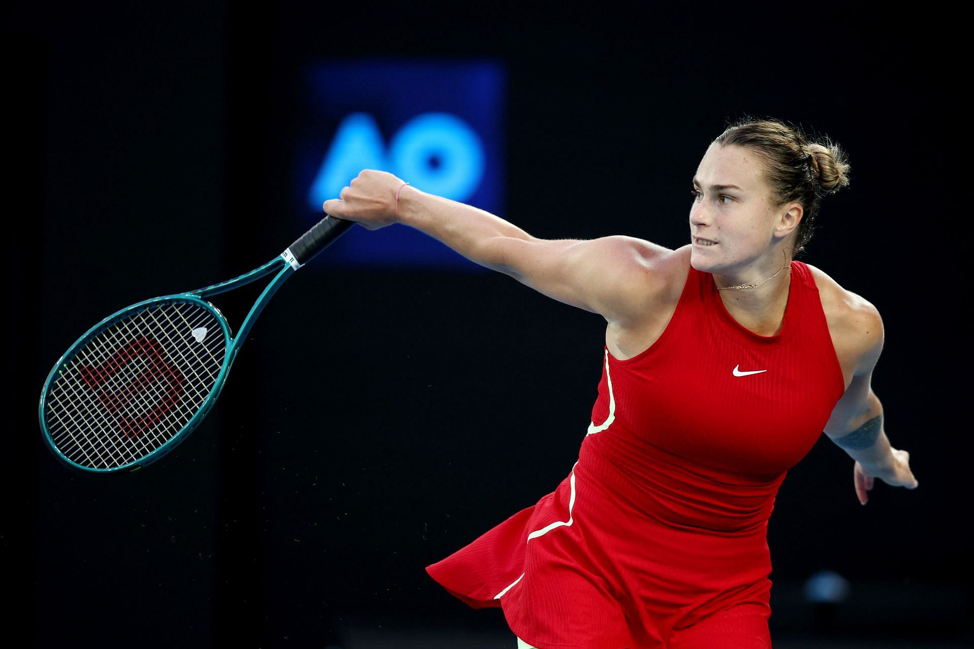 Aryna Sabalenka at the 2024 Australian Open