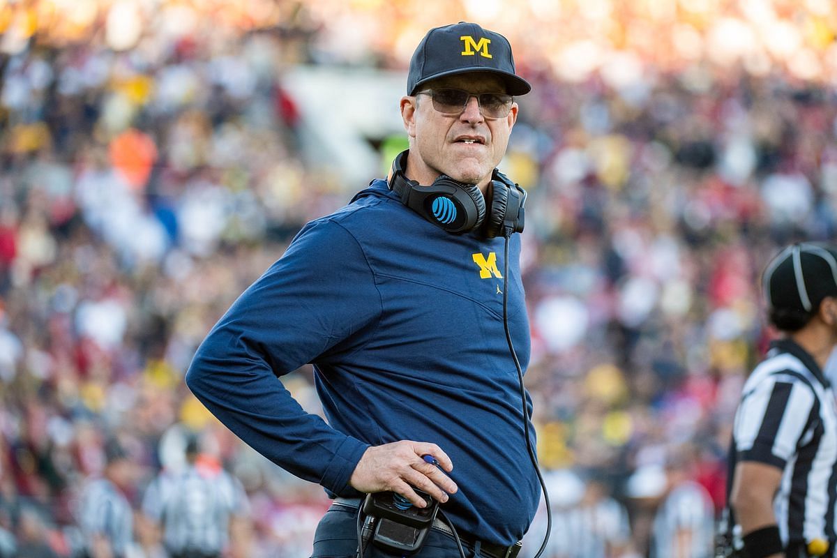 Michigan Wolverines head coach Jim Harbaugh