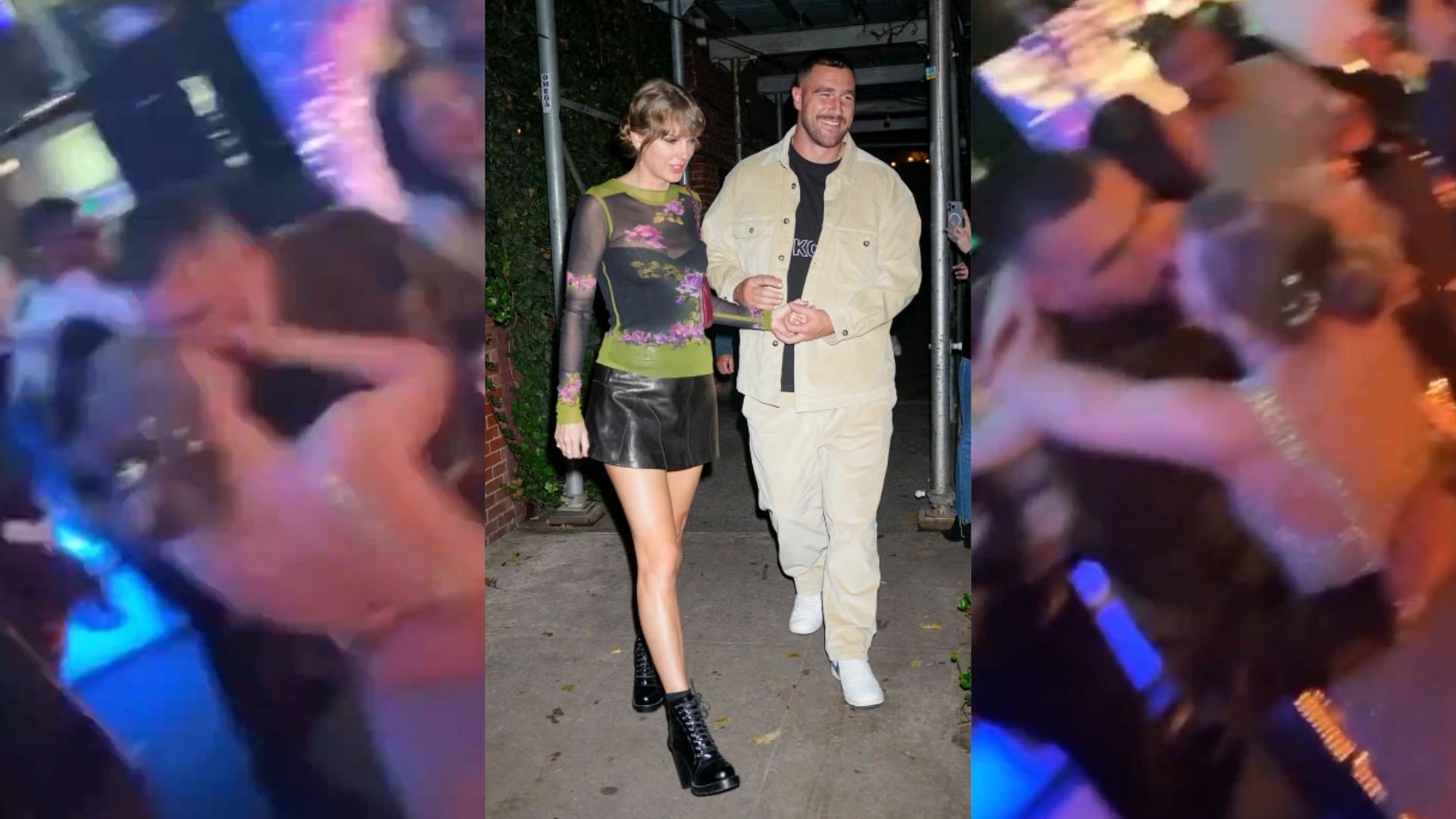 Travis Kelce and Taylor Swift get rather sensual in New Year