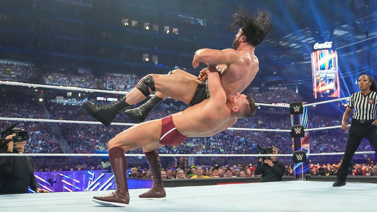 Gunther, an Austrian, uses the German Suplex to perfection.