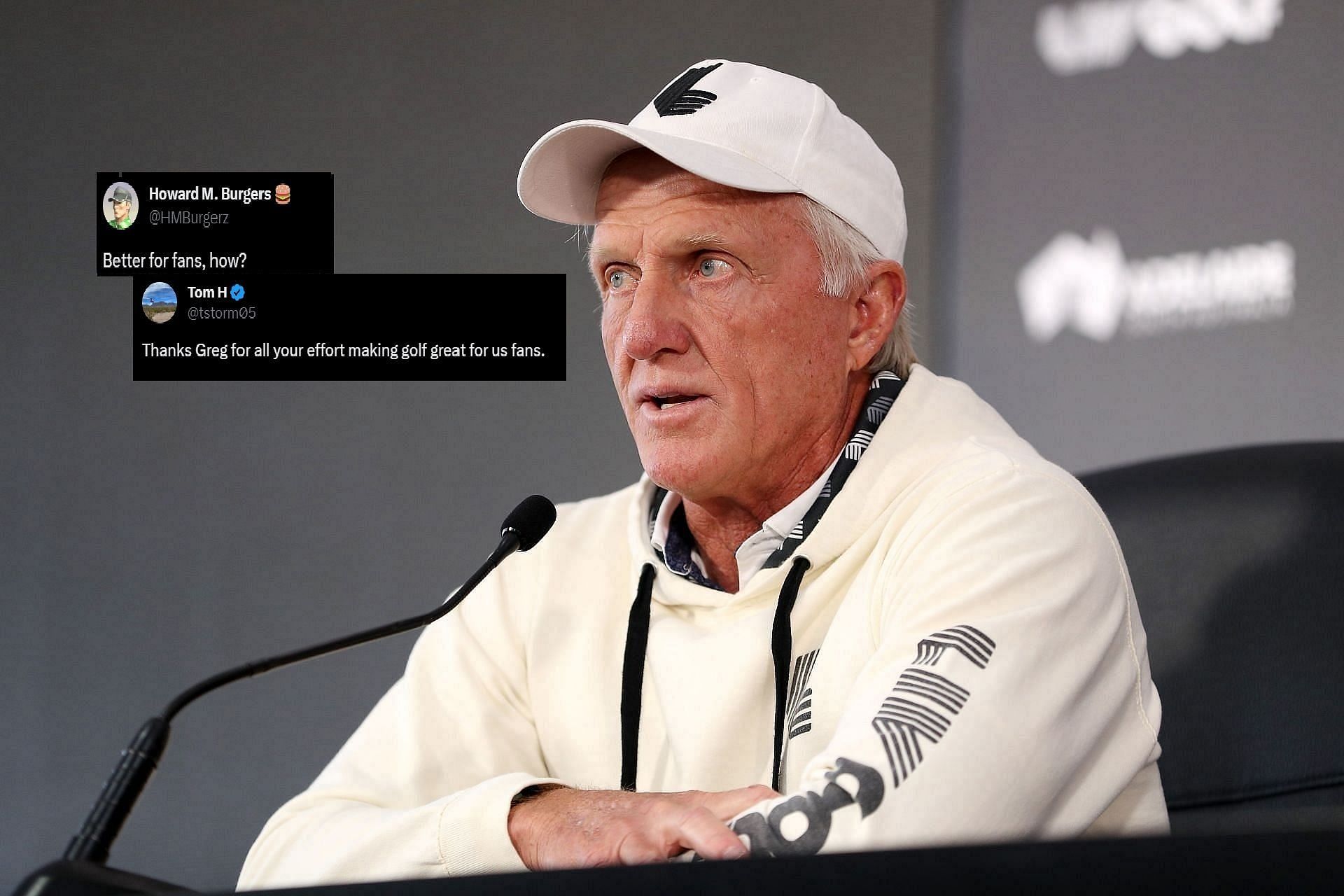 Greg Norman reflected on the achievements of past year