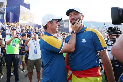 Rory McIlroy and Jon Rahm