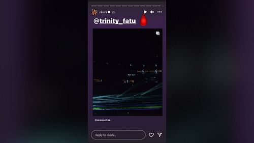 Screenshot of Rikishi's Instagram story