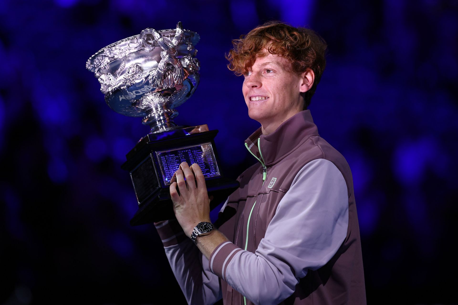 Jannik Sinner celebrates his 2024 Australian Open title - Getty Images