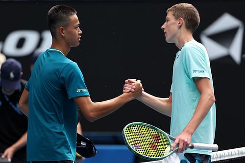 Sakamoto beat Czechia’s Jan Kumstat in the 2024 Australian Open boys' singles final.