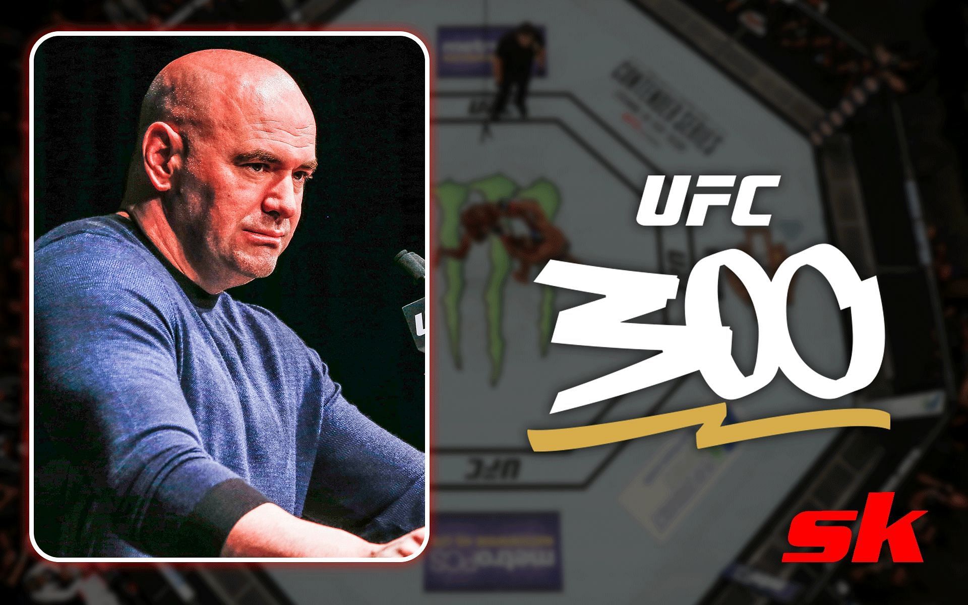 Dana White announces first title fight for the UFC 300 mega event