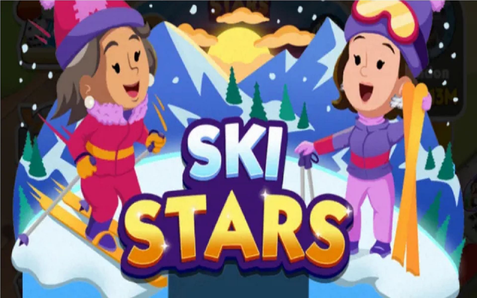 Ski Stars is the current event in the game (Image via Scopely)