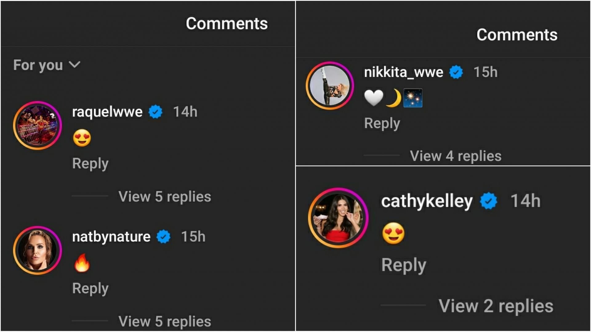 Reactions to Liv's post!