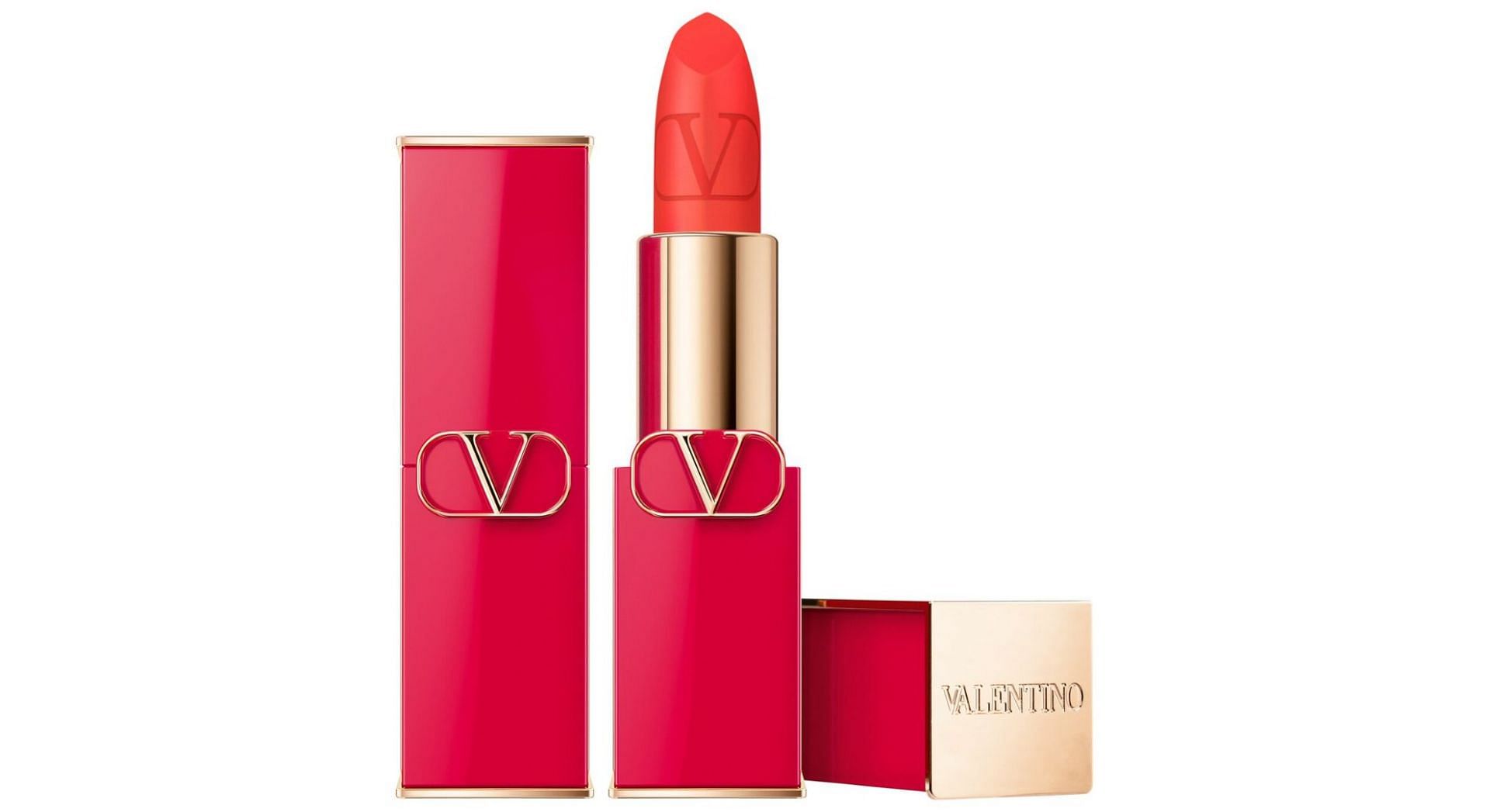 Valentino Rosso Valentino High Pigment Refillable Lipstick - 403A Fierce Orange (Image via Sephora)